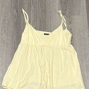 Brandy Melville Light Yellow Camisole